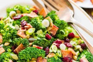 Best Broccoli Cranberry Salad Recipe Ever | Quick Salad Recipes for Healthy Salad Ideas to Boost Your Nutrition