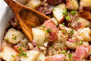 Classic German Potato Salad with Mayonnaise Recipe | Quick Salad Recipes for Healthy Salad Ideas to Boost Your Nutrition