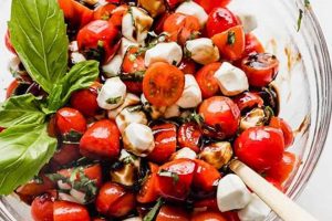Classic Caprese Salad with Cherry Tomatoes Recipe Quick Salad Recipes for Healthy Salad Ideas to Boost Your Nutrition Classic Caprese Salad with Cherry Tomatoes Recipe | Quick Salad Recipes for Healthy Salad Ideas to Boost Your Nutrition