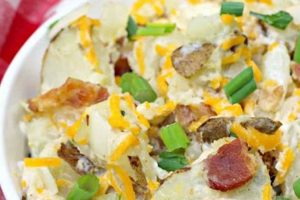Ultimate Loaded Potato Salad with Bacon Recipe Quick Salad Recipes for Healthy Salad Ideas to Boost Your Nutrition Ultimate Loaded Potato Salad with Bacon Recipe | Quick Salad Recipes for Healthy Salad Ideas to Boost Your Nutrition