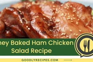 Easy Honey Baked Ham Chicken Salad Recipe | Quick Salad Recipes for Healthy Salad Ideas to Boost Your Nutrition