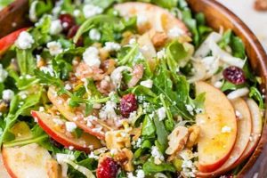 Best Apple Salad with Walnuts Recipe Ever | Quick Salad Recipes for Healthy Salad Ideas to Boost Your Nutrition