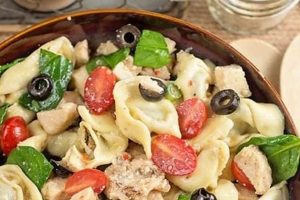 Best Chicken Tortellini Pasta Salad Recipe Ever | Quick Salad Recipes for Healthy Salad Ideas to Boost Your Nutrition