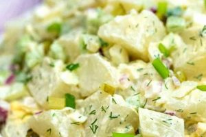 Classic Best Rated Potato Salad Recipe for BBQ | Quick Salad Recipes for Healthy Salad Ideas to Boost Your Nutrition
