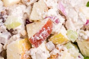 Best Apple Chicken Salad with Walnuts Recipe | Quick Salad Recipes for Healthy Salad Ideas to Boost Your Nutrition