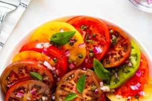 Best Heirloom Tomato Salad Recipe Ever! | Quick Salad Recipes for Healthy Salad Ideas to Boost Your Nutrition