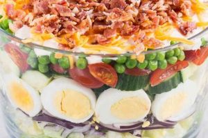 Classic Kraft 7 Layer Salad Recipe | Quick Salad Recipes for Healthy Salad Ideas to Boost Your Nutrition