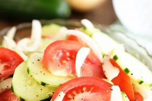 Easy Tomato Cucumber Onion Salad Recipe | Quick Salad Recipes for Healthy Salad Ideas to Boost Your Nutrition