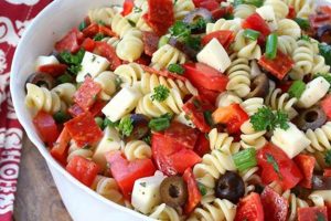 Easy Pepperoni Macaroni and Cheese Salad Recipe | Quick Salad Recipes for Healthy Salad Ideas to Boost Your Nutrition