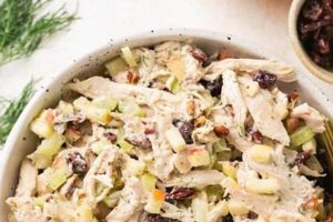 Best Apple Pecan Chicken Salad Recipe Ever | Quick Salad Recipes for Healthy Salad Ideas to Boost Your Nutrition