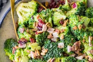 The Best Broccoli Salad with Bacon Recipe Ever | Quick Salad Recipes for Healthy Salad Ideas to Boost Your Nutrition