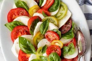 Authentic Capri Salad Recipe: A Classic Italian Dish | Quick Salad Recipes for Healthy Salad Ideas to Boost Your Nutrition