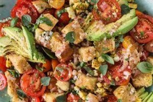 Classic Panzanella Salad: Best Recipe Ever | Quick Salad Recipes for Healthy Salad Ideas to Boost Your Nutrition