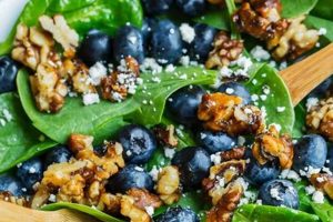 Blueberry Spinach Salad Recipe | Quick Salad Recipes for Healthy Salad Ideas to Boost Your Nutrition