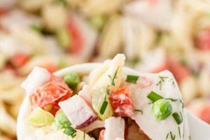 Classic Crab Meat Pasta Salad Recipe | Quick Salad Recipes for Healthy Salad Ideas to Boost Your Nutrition