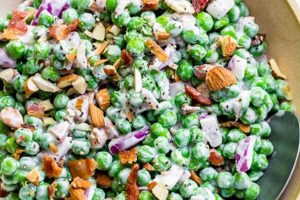 Classic Green Pea Salad with Bacon Recipe Quick Salad Recipes for Healthy Salad Ideas to Boost Your Nutrition Classic Green Pea Salad with Bacon Recipe | Quick Salad Recipes for Healthy Salad Ideas to Boost Your Nutrition