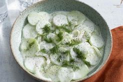 Dad's Famous Creamy Cucumber Salad Recipe Quick Salad Recipes for Healthy Salad Ideas to Boost Your Nutrition Dad's Famous Creamy Cucumber Salad Recipe | Quick Salad Recipes for Healthy Salad Ideas to Boost Your Nutrition