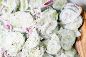 Best Creamy Cucumber Salad Recipe: Easy & Quick Quick Salad Recipes for Healthy Salad Ideas to Boost Your Nutrition Best Creamy Cucumber Salad Recipe: Easy & Quick | Quick Salad Recipes for Healthy Salad Ideas to Boost Your Nutrition