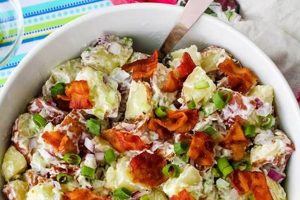 Classic Red Potato Salad with Crispy Bacon Recipe Quick Salad Recipes for Healthy Salad Ideas to Boost Your Nutrition Classic Red Potato Salad with Crispy Bacon Recipe | Quick Salad Recipes for Healthy Salad Ideas to Boost Your Nutrition