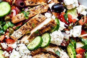 Easy Greek Salad with Grilled Chicken Recipe Quick Salad Recipes for Healthy Salad Ideas to Boost Your Nutrition Easy Greek Salad with Grilled Chicken Recipe | Quick Salad Recipes for Healthy Salad Ideas to Boost Your Nutrition