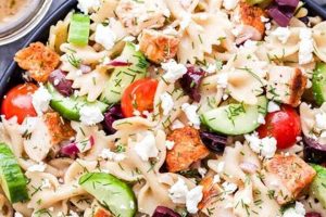 Easy Greek Chicken Pasta Salad Recipe (Authentic) Quick Salad Recipes for Healthy Salad Ideas to Boost Your Nutrition Easy Greek Chicken Pasta Salad Recipe (Authentic) | Quick Salad Recipes for Healthy Salad Ideas to Boost Your Nutrition