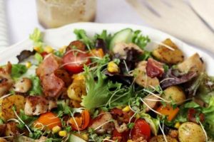 Classic Chicken Bacon Salad Recipe & Variations Quick Salad Recipes for Healthy Salad Ideas to Boost Your Nutrition Classic Chicken Bacon Salad Recipe & Variations | Quick Salad Recipes for Healthy Salad Ideas to Boost Your Nutrition