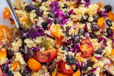 Easy Black Bean Quinoa Salad Recipe & Nutrition Quick Salad Recipes for Healthy Salad Ideas to Boost Your Nutrition Easy Black Bean Quinoa Salad Recipe & Nutrition | Quick Salad Recipes for Healthy Salad Ideas to Boost Your Nutrition