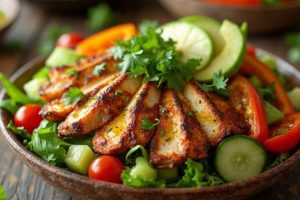 Easy Caribbean Jerk Chicken Salad Recipe Quick Salad Recipes for Healthy Salad Ideas to Boost Your Nutrition Easy Caribbean Jerk Chicken Salad Recipe | Quick Salad Recipes for Healthy Salad Ideas to Boost Your Nutrition