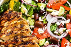 Easy Greek Salad with Chicken Recipe Quick Salad Recipes for Healthy Salad Ideas to Boost Your Nutrition Easy Greek Salad with Chicken Recipe | Quick Salad Recipes for Healthy Salad Ideas to Boost Your Nutrition