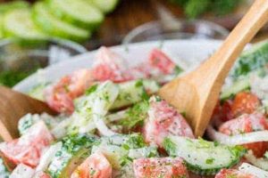 Best Creamy Tomato Cucumber Salad Recipe Ever Quick Salad Recipes for Healthy Salad Ideas to Boost Your Nutrition Best Creamy Tomato Cucumber Salad Recipe Ever | Quick Salad Recipes for Healthy Salad Ideas to Boost Your Nutrition