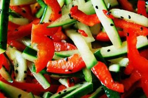 Easy Cucumber Red Pepper Salad Recipe & Dressing Quick Salad Recipes for Healthy Salad Ideas to Boost Your Nutrition Easy Cucumber Red Pepper Salad Recipe & Dressing | Quick Salad Recipes for Healthy Salad Ideas to Boost Your Nutrition