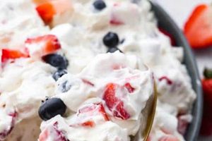 Festive Red, White & Blue Cheesecake Salad Recipe Quick Salad Recipes for Healthy Salad Ideas to Boost Your Nutrition Festive Red, White & Blue Cheesecake Salad Recipe | Quick Salad Recipes for Healthy Salad Ideas to Boost Your Nutrition