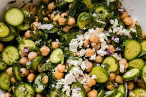 Easy Cucumber Chickpea Salad Recipe: A Refreshing Treat Quick Salad Recipes for Healthy Salad Ideas to Boost Your Nutrition Easy Cucumber Chickpea Salad Recipe: A Refreshing Treat | Quick Salad Recipes for Healthy Salad Ideas to Boost Your Nutrition