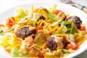 Best Cheeseburger Salad Recipe: Easy & Delicious | Quick Salad Recipes for Healthy Salad Ideas to Boost Your Nutrition