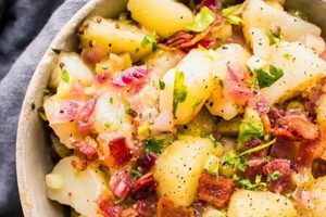 Authentic Hot German Potato Salad with Bacon Recipe Quick Salad Recipes for Healthy Salad Ideas to Boost Your Nutrition Authentic Hot German Potato Salad with Bacon Recipe | Quick Salad Recipes for Healthy Salad Ideas to Boost Your Nutrition