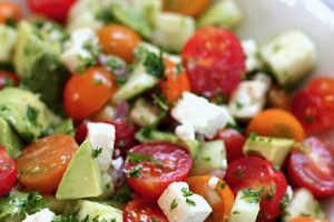 Tomato Cucumber And Avocado Salad Recipe Quick Salad Recipes for Healthy Salad Ideas to Boost Your Nutrition Tomato Cucumber And Avocado Salad Recipe | Quick Salad Recipes for Healthy Salad Ideas to Boost Your Nutrition