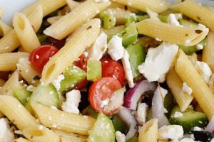 Greek Pasta Salad Recipe With Penne Quick Salad Recipes for Healthy Salad Ideas to Boost Your Nutrition Greek Pasta Salad Recipe With Penne | Quick Salad Recipes for Healthy Salad Ideas to Boost Your Nutrition