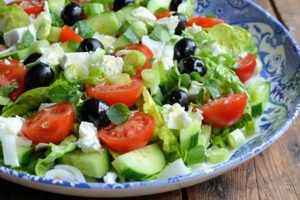 Classic Greek Salad with Crisp Romaine Recipe Quick Salad Recipes for Healthy Salad Ideas to Boost Your Nutrition Classic Greek Salad with Crisp Romaine Recipe | Quick Salad Recipes for Healthy Salad Ideas to Boost Your Nutrition