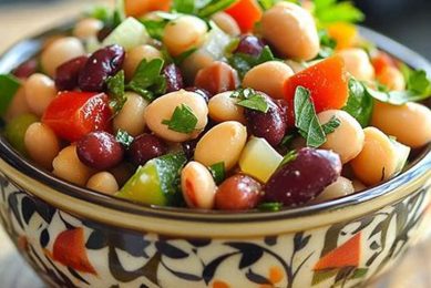 Easy Canned 4 Bean Salad Recipe & Variations Quick Salad Recipes for Healthy Salad Ideas to Boost Your Nutrition Easy Canned 4 Bean Salad Recipe & Variations | Quick Salad Recipes for Healthy Salad Ideas to Boost Your Nutrition