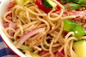 Angel Hair Pasta Salad Recipe Quick Salad Recipes for Healthy Salad Ideas to Boost Your Nutrition Angel Hair Pasta Salad Recipe | Quick Salad Recipes for Healthy Salad Ideas to Boost Your Nutrition