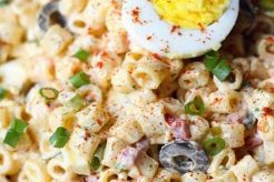 Deviled Egg Macaroni Salad Recipe Quick Salad Recipes for Healthy Salad Ideas to Boost Your Nutrition Deviled Egg Macaroni Salad Recipe | Quick Salad Recipes for Healthy Salad Ideas to Boost Your Nutrition