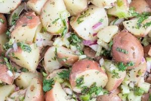 Classic Red Potato Salad with Crispy Bacon Quick Salad Recipes for Healthy Salad Ideas to Boost Your Nutrition Classic Red Potato Salad with Crispy Bacon | Quick Salad Recipes for Healthy Salad Ideas to Boost Your Nutrition