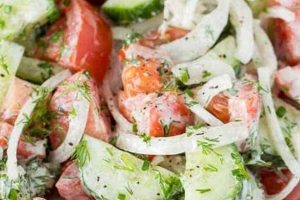 Best Creamy Cucumber and Tomato Salad Recipe Quick Salad Recipes for Healthy Salad Ideas to Boost Your Nutrition Best Creamy Cucumber and Tomato Salad Recipe | Quick Salad Recipes for Healthy Salad Ideas to Boost Your Nutrition