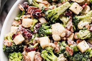Best Broccoli Cauliflower Salad with Bacon Recipe Quick Salad Recipes for Healthy Salad Ideas to Boost Your Nutrition Best Broccoli Cauliflower Salad with Bacon Recipe | Quick Salad Recipes for Healthy Salad Ideas to Boost Your Nutrition