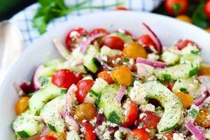 Easy Cucumber Tomato & Feta Salad Recipe Quick Salad Recipes for Healthy Salad Ideas to Boost Your Nutrition Easy Cucumber Tomato & Feta Salad Recipe | Quick Salad Recipes for Healthy Salad Ideas to Boost Your Nutrition