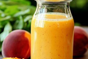 Easy Peach Salad Dressing Recipe: A Sweet & Savory Delight | Quick Salad Recipes for Healthy Salad Ideas to Boost Your Nutrition