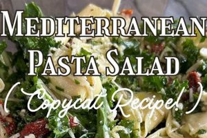 Sam's Club Mediterranean Pasta Salad Copycat Recipe | Quick Salad Recipes for Healthy Salad Ideas to Boost Your Nutrition