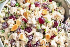Best Chicken Salad with Cranberries & Almonds Recipe Quick Salad Recipes for Healthy Salad Ideas to Boost Your Nutrition Best Chicken Salad with Cranberries & Almonds Recipe | Quick Salad Recipes for Healthy Salad Ideas to Boost Your Nutrition