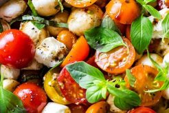 Easy Cherry Tomato Caprese Salad Recipe Quick Salad Recipes for Healthy Salad Ideas to Boost Your Nutrition Easy Cherry Tomato Caprese Salad Recipe | Quick Salad Recipes for Healthy Salad Ideas to Boost Your Nutrition