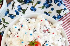 Easy Red, White & Blue Cheesecake Salad Recipe Quick Salad Recipes for Healthy Salad Ideas to Boost Your Nutrition Easy Red, White & Blue Cheesecake Salad Recipe | Quick Salad Recipes for Healthy Salad Ideas to Boost Your Nutrition